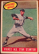 1959 Topps #466  Billy PIERCE ALL-STAR STARTER Baseball Thrills  EX