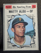 1970 Topps #460 Matty Alou Pittsburgh Pirates Sporting News All-Star Card- EX