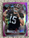 2022 Ty Simpson Bowman Chrome University U Pink Refractor Alabama #80