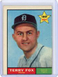 1961 TOPPS RC TERRY FOX #459 DETROIT TIGERS AS SHOWN FREE COMBINED SHIPPING