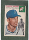 *1954 TOPPS #129 FORREST JACOBS, A'S RC nice crnrs&gloss; no crses; skids@edge