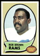 1970 Topps #178 Bob Brown Los Angeles Rams NR-MINT SET BREAK!