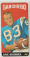 1965 Topps Football Tall Boys #163 dave kocourek  sp  ex+