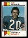 1973 Topps Joe Taylor RC #37 Chicago Bears