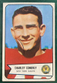 1954 Bowman #113 Charley Conerly EX! NOT creased! NY Giants! Sharp card - marked