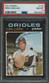 1971 Topps #170 Mike Cuellar Baltimore Orioles PSA 8 NM-MT