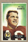 1955 Bowman Football - Frank Gifford #7 - VG Condition