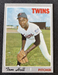 1970 topps baseball #169 Tom Hall Minnesota Twins