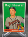 1958 Topps Set #283 Ray Shearer Milwaukee Braves Baseball Card