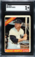 1966 Topps #50 Mickey Mantle SGC 1 HOF MLB New York Yankees