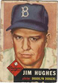 1953 TOPPS #216 JIM HUGHES BROOKLYN DODGERS (R/C)