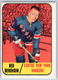 1967-68 Topps Red Berenson #24 VG+ Vintage Hockey Card