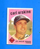 1959 TOPPS #217 CARL ERSKINE - NM/MT - 3.99 MAX SHIPPING COST