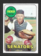 1969 Topps baseball MLB #199 Jim FRENCH Washington Senators. NR-MT no crease.