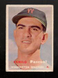 Topps 1957 Baseball Card #211 Camilo Pascual