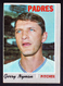 1970 TOPPS #644 GERRY NYMAN PADRES