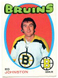 Ed Johnston 1971-72 OPC Hockey Card #172