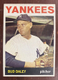 1964 Topps #164 Bud Daley EX+! NY Yankees Ace! NO creases, stains or markings!