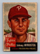 1953 Topps #79 Johnny Wyrostek LOW GRADE (read) Philadelphia Phillies Card