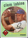 1959 Topps #403  CLEM LABINE Los Angeles Dodgers  MLB baseball card  EX+