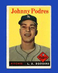 1958 Topps Set-Break #120 Johnny Podres VG-VGEX *GMCARDS*