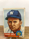 1953 Topps #164, Frank Shea, Washington Senators, VG or better.