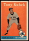1958 Topps #393 Tony Kubek New York Yankees VG-VGEX crease (mk) NO RESERVE!