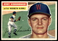 1956 Topps #216 Jerry Schoonmaker RC Washington Senators Grey Back VG-VGEX