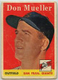 1958 TOPPS BASEBALL #253 DON MUELLER POOR