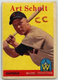 1958 TOPPS BASEBALL #58 ART SCHULT POOR