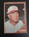 1962 FRED HUTCHINSON TOPPS BASEBALL CARD #172 VG-EX