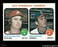 1973 Topps #67 Strikeout Leaders Steve Carlton & Nolan Ryan VG/EX - EX