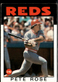 PETE ROSE 1986 Topps Vintage Baseball MLB REDS #1