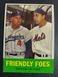 1963 Topps #68 Friendly Foes Duke Snider & Gil Hodges HOF Free Shipping