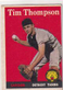 1958 TOPPS TIM THOMPSON DETROIT TIGERS #57 (REVIEW PICS) (VG-EX) JC-4125