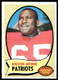 1970 Topps #255 Houston Antwine Boston Patriots EX-EXMINT+ SET BREAK!