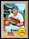 1968 Topps #226 Jimmie Price NM or Better