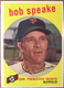 1959 Topps #526  BOB SPEAKE  San Francisco Giants  MLB baseball card EX/MT