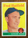 1958 Topps #339 - Fred Hatfield - Cleveland Indians