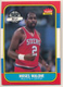 MOSES MALONE 1986/87 FLEER BASKETBALL CARD #69 PHILADELPHIA 76ERS MINT