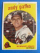 1959 Topps #27 Andy Pafko - Milwaukee Braves! EX! No creases! see pictures!