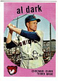 1959 TOPPS #502 AL DARK Chicago Cubs Baseball Card