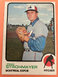 1973 Topps Baseball Card - #457 John Strohmayer, EX/NM