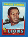 1971 TOPPS FOOTBALL DETROIT LIONS CHARLIE SANDERS ROOKIE CARD RC HOF #210 EX+