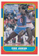 EDDIE JOHNSON 1986/87 FLEER BASKETBALL #51 RC ROOKIE CARD SACRAMENTO KINGS MINT