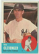 1963 Topps Baseball #457 Tex Clevenger, Yankees