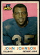 1959 Topps FOOTBALL John Johnson #44 Vintage Lions