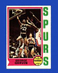 1974-75 Topps Set-Break #196 George Gervin EX-EXMINT *GMCARDS*