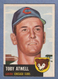 1953 TOPPS  TOBY ATWELL  #23  NRMT w/wrinkle on right cheek CUBS   looks NM++