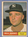 1961 TOPPS  BILL SHORT  #252   NRMT  YANKEES